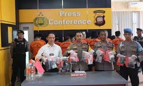 Polres Singkawang Amankan 12 Tersangka Narkotika
