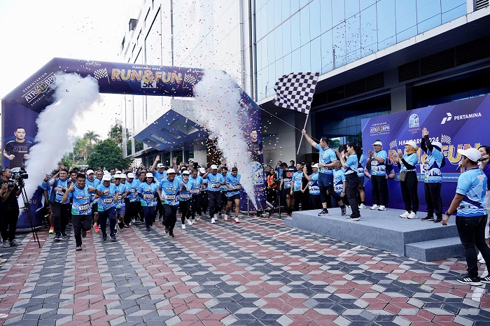 Selenggarakan HANTARU 2024 Run & Fun 5k, Menteri AHY Harapkan Pegawai Semakin Solid dan Kompak